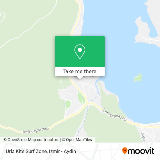 Urla Kite Surf Zone map