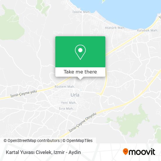 Kartal Yuvası Civelek map
