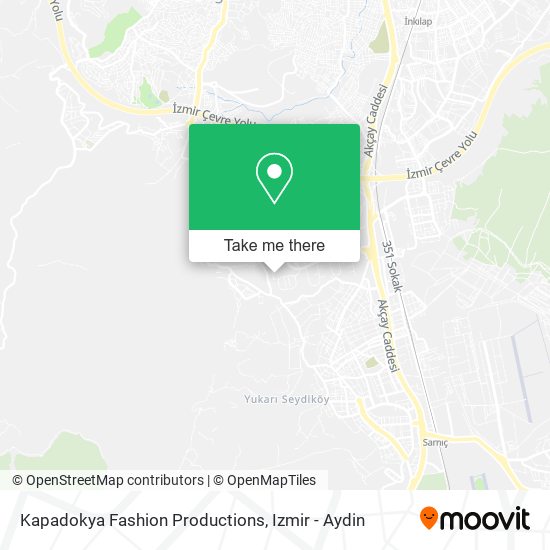 Kapadokya Fashion Productions map