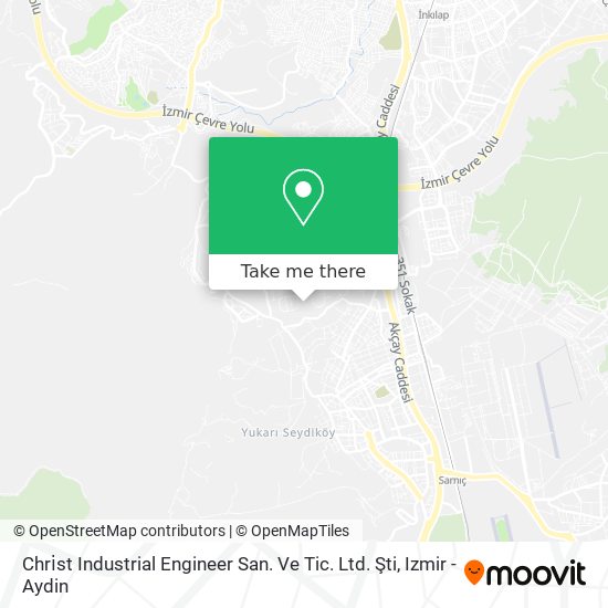 Chri̇st Industrial Engineer San. Ve Tic. Ltd. Şti map