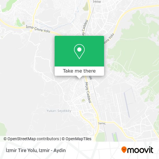 İzmir Tire Yolu map