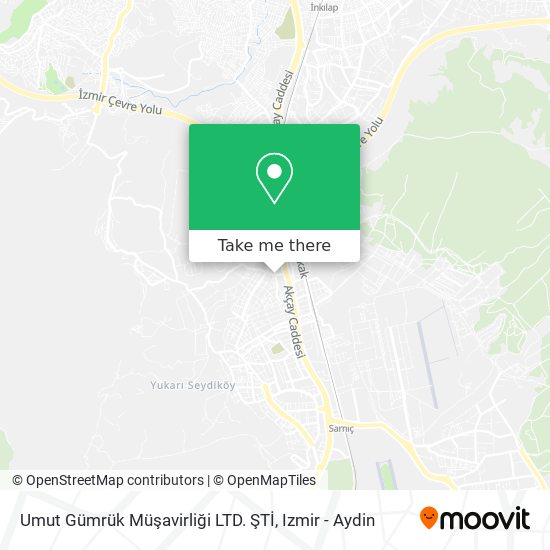 Umut Gümrük Müşavirliği LTD. ŞTİ map