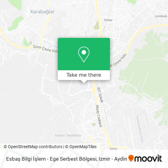 Esbaş Bilgi İşlem - Ege Serbest Bölgesi map