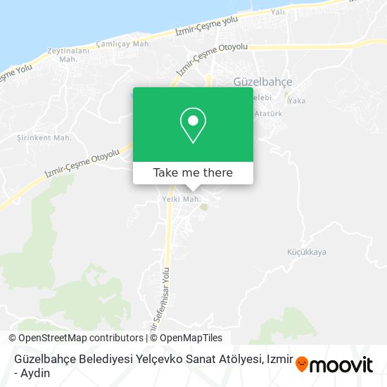 Güzelbahçe Belediyesi Yelçevko Sanat Atölyesi map