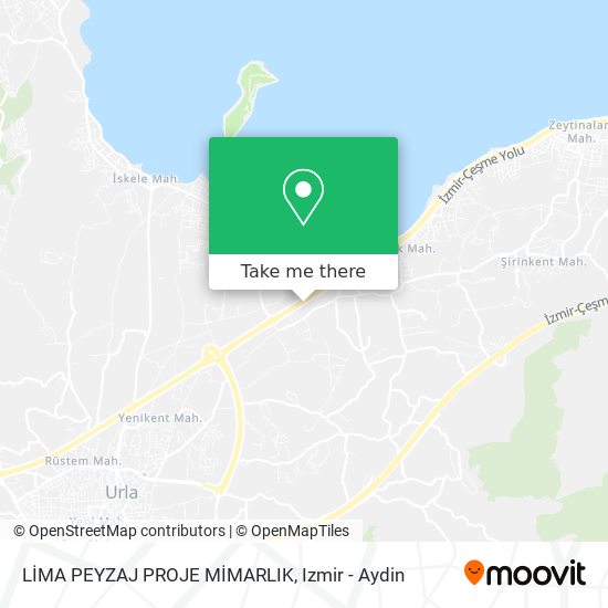 LİMA PEYZAJ PROJE MİMARLIK map