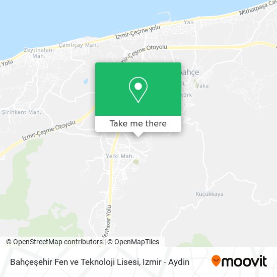 Bahçeşehir Fen ve Teknoloji Lisesi map