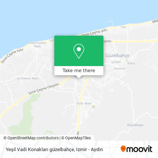 Yeşil Vadi Konakları güzelbahçe map