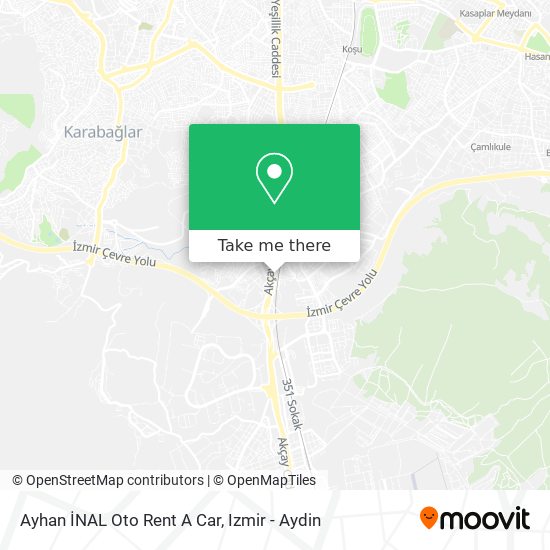 Ayhan İNAL Oto Rent A Car map