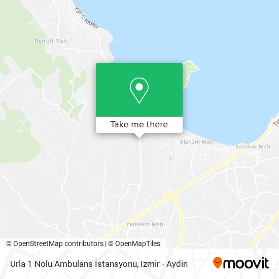 Urla 1 Nolu Ambulans İstansyonu map