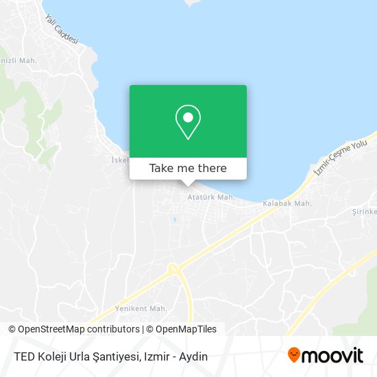 TED Koleji Urla Şantiyesi map
