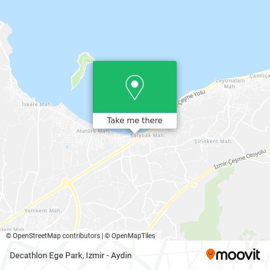 Decathlon Ege Park map