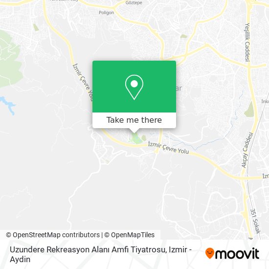 Uzundere Rekreasyon Alanı Amfi Tiyatrosu map