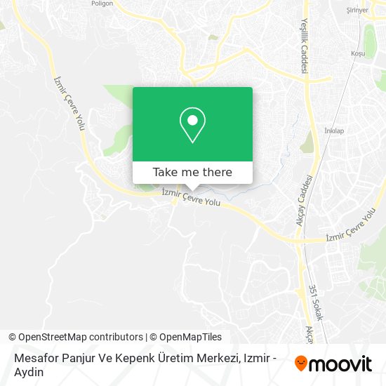 Mesafor Panjur Ve Kepenk Üretim Merkezi map