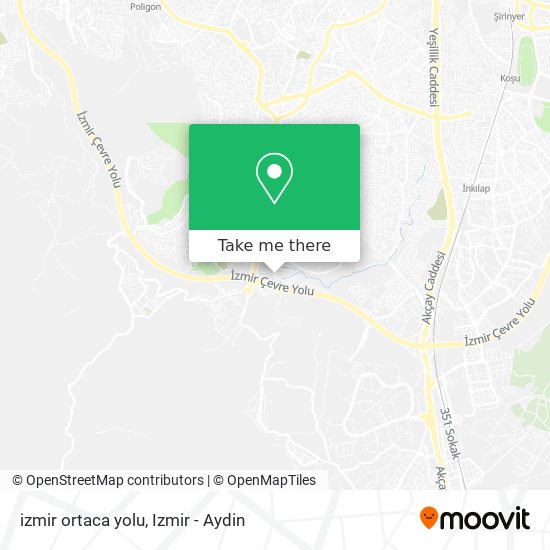 izmir ortaca yolu map