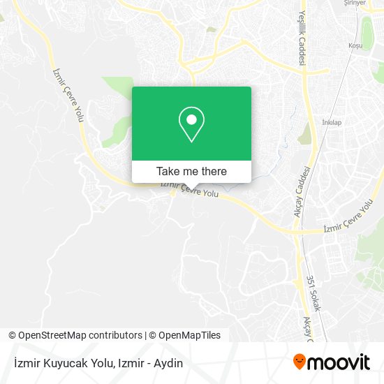 İzmir Kuyucak Yolu map