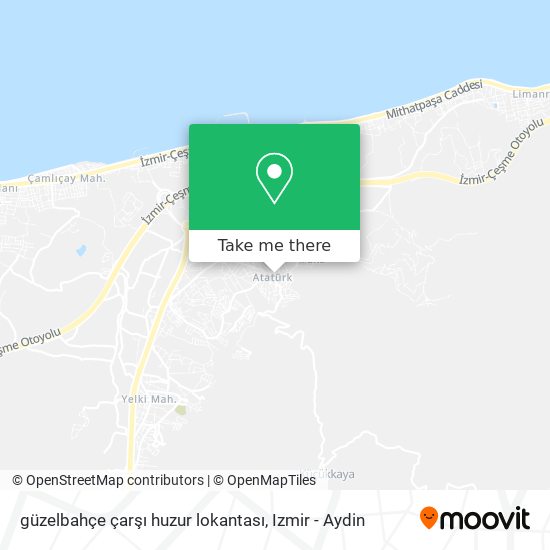 güzelbahçe çarşı huzur lokantası map