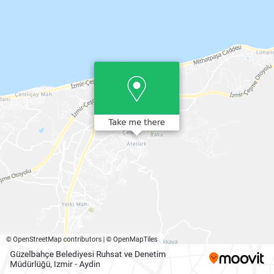 Güzelbahçe Belediyesi Ruhsat ve Denetim Müdürlüğü map