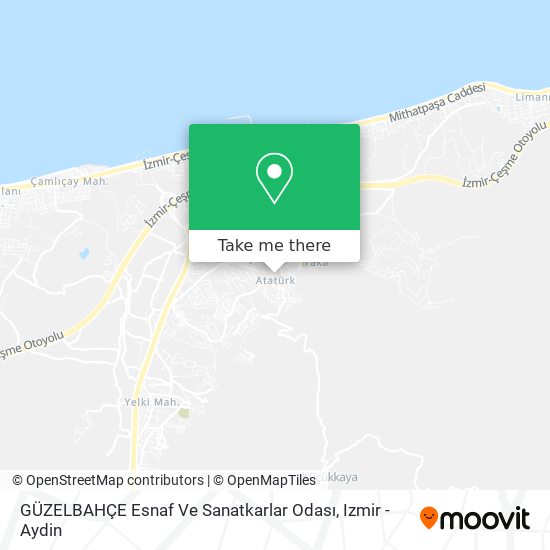 GÜZELBAHÇE Esnaf Ve Sanatkarlar Odası map