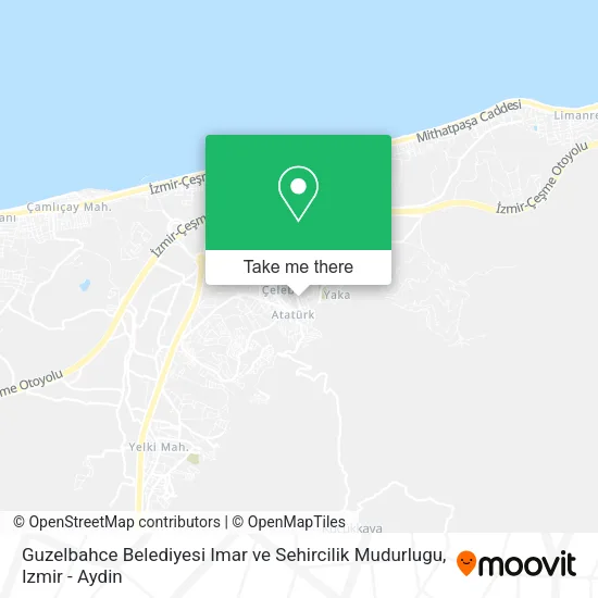 Guzelbahce Belediyesi Imar ve Sehircilik Mudurlugu map