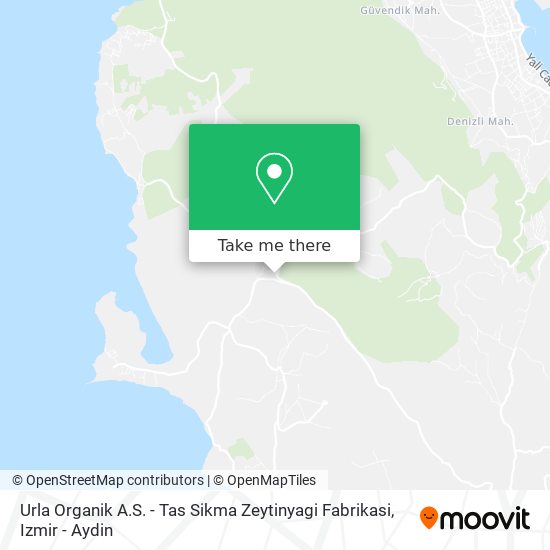Urla Organik A.S. - Tas Sikma Zeytinyagi Fabrikasi map