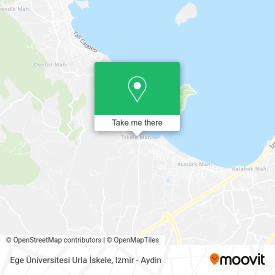 Ege Üniversitesi Urla İskele map