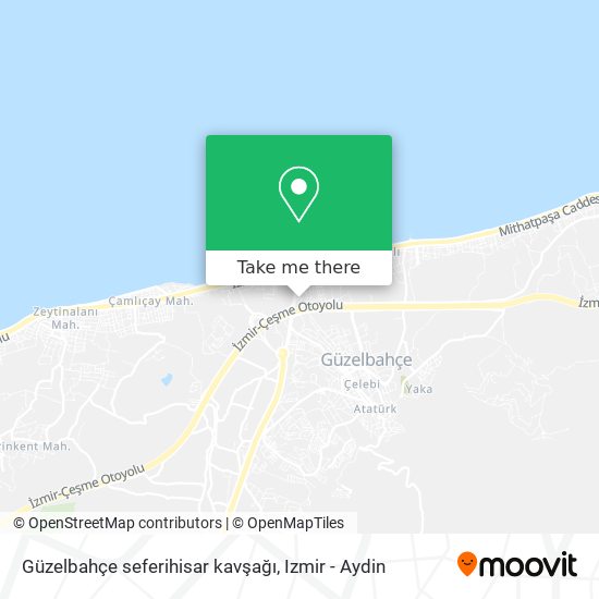 Güzelbahçe seferihisar kavşağı map