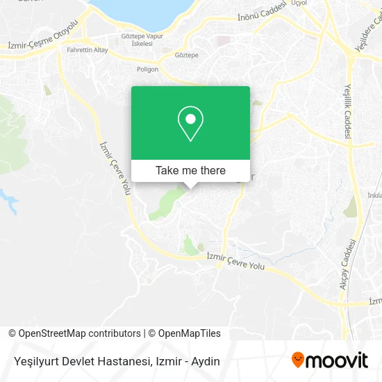 Yeşilyurt Devlet Hastanesi map