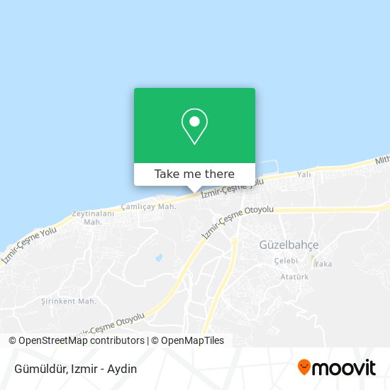 Gümüldür map