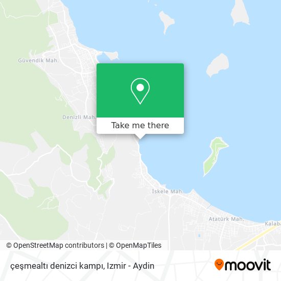çeşmealtı denizci kampı map