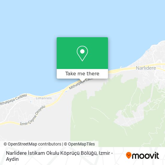 Narlidere İstikam Okulu Köprüçü Bölüğü map