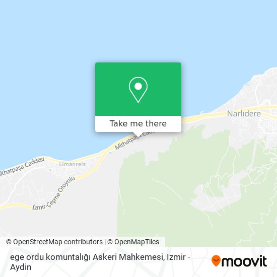 ege ordu komuntalığı Askeri Mahkemesi map