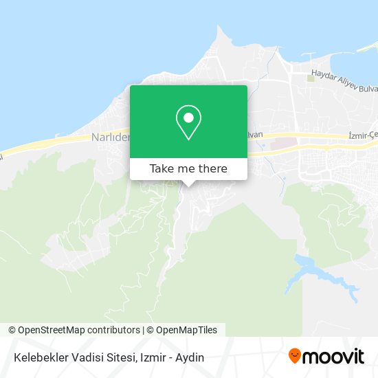 Kelebekler Vadisi Sitesi map