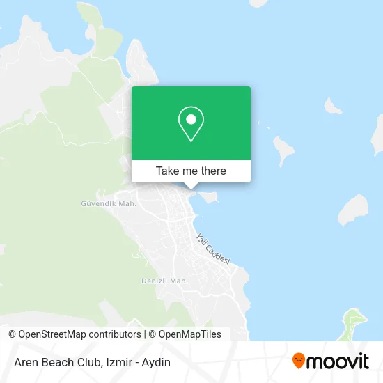 Aren Beach Club map