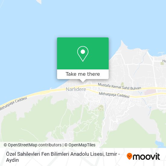 Özel Sahilevleri Fen Bilimleri Anadolu Lisesi map