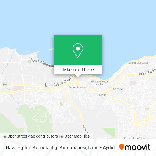 Hava Eğitim Komutanlığı Kütüphanesi map