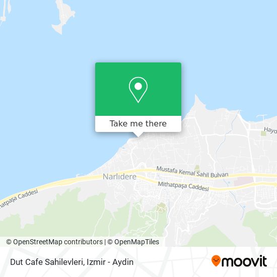 Dut Cafe Sahilevleri map