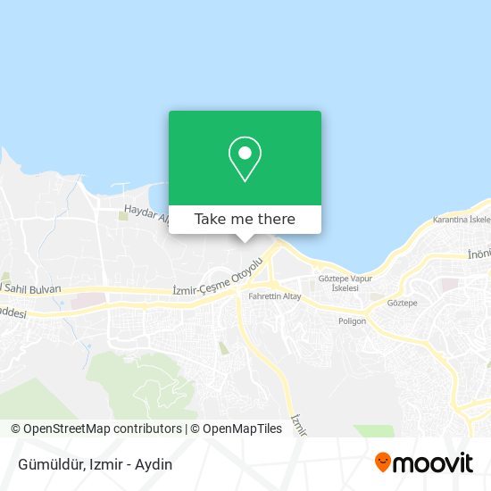 Gümüldür map
