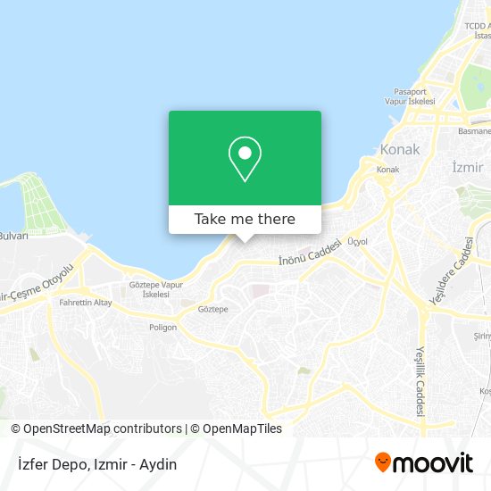 İzfer Depo map