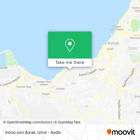 inönü son durak map