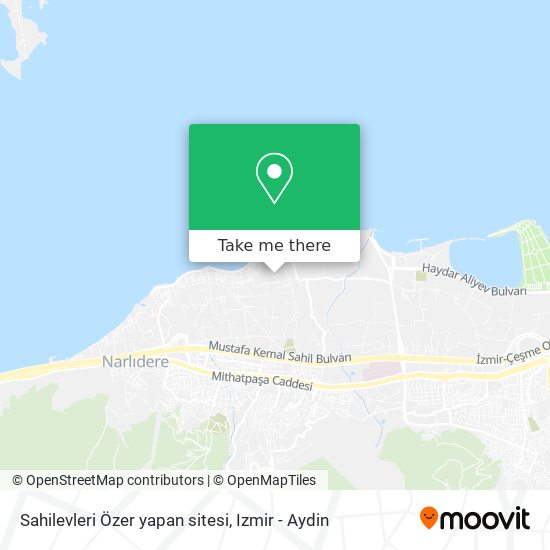 Sahilevleri Özer yapan sitesi map