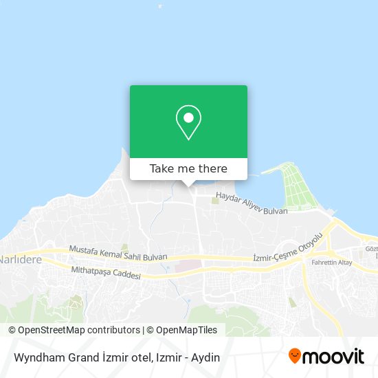 Wyndham  Grand İzmir otel map