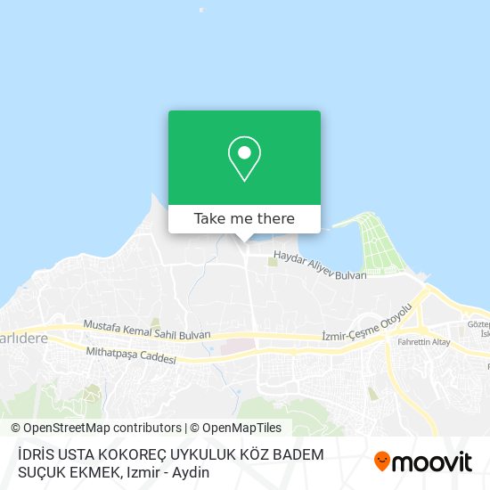 İDRİS USTA KOKOREÇ  UYKULUK KÖZ  BADEM SUÇUK EKMEK map