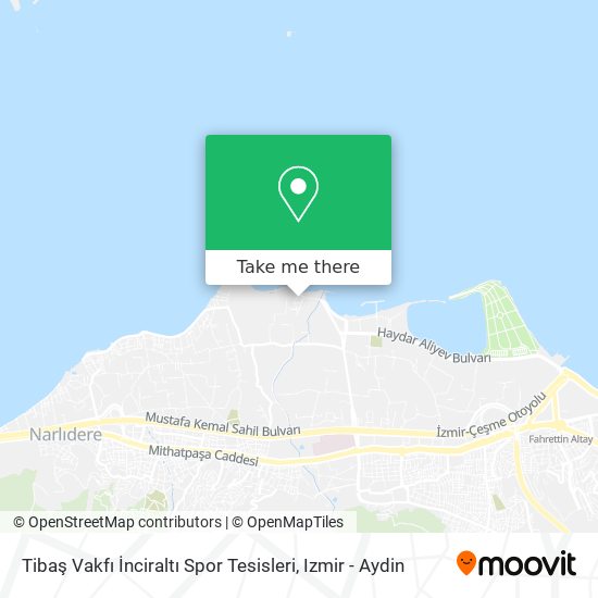 Tibaş Vakfı İnciraltı Spor Tesisleri map