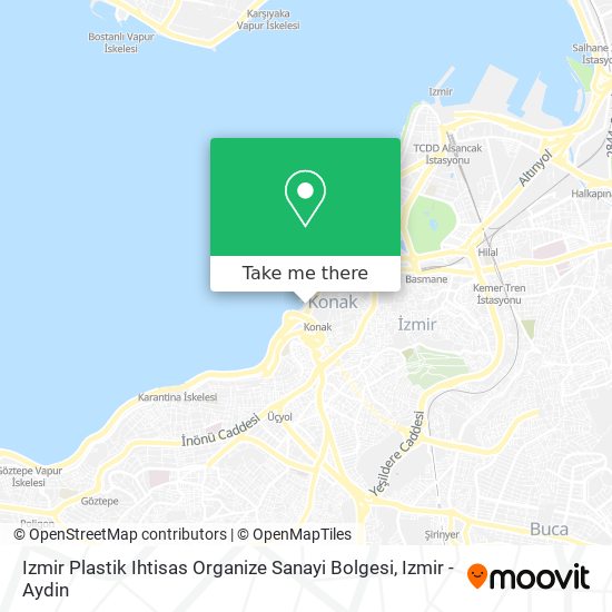 Izmir Plastik Ihtisas Organize Sanayi Bolgesi map