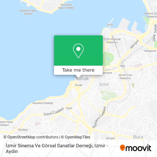 İzmir Sinema Ve Görsel Sanatlar Derneği map