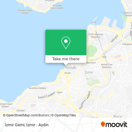 İzmir Gemi map