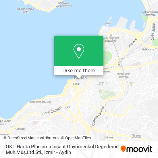 OKC Harita Planlama İnşaat Gayrimenkul Değerleme Müh.Müş.Ltd.Şti. map