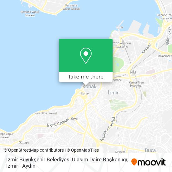 İzmir Büyükşehir Belediyesi Ulaşım Daire Başkanlığı map