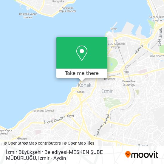İzmir Büyükşehir Belediyesi-MESKEN ŞUBE MÜDÜRLÜĞÜ map