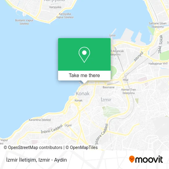 İzmir İletişim map